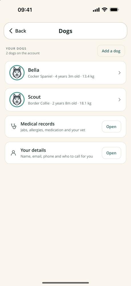 Dog Walker, first aid