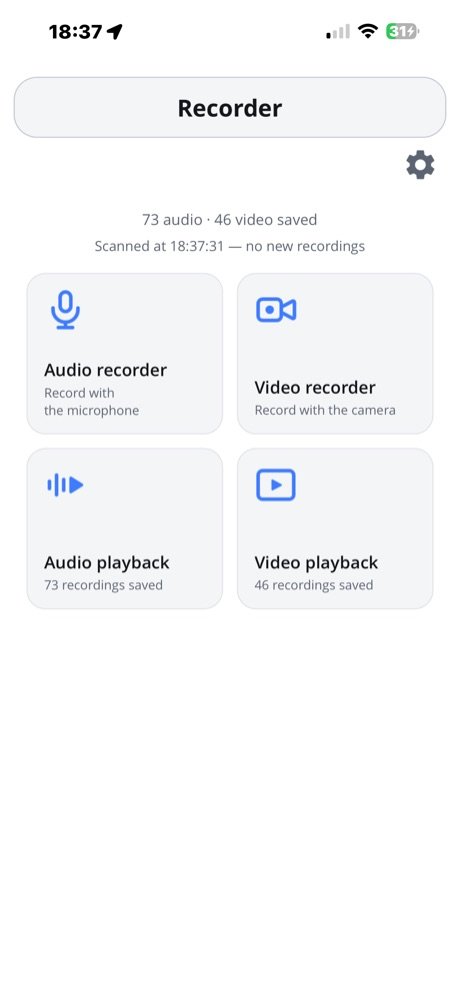 Recorder screenshot